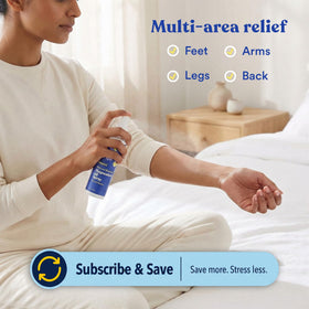 ASUTRA size comparison with hand displaying travel-friendly bottles