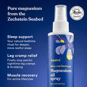ASUTRA texture droplets on skin showing gentle absorption benefit