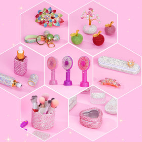 Atifober rhinestones used in nail art showing precise placement and decorative finishing touch