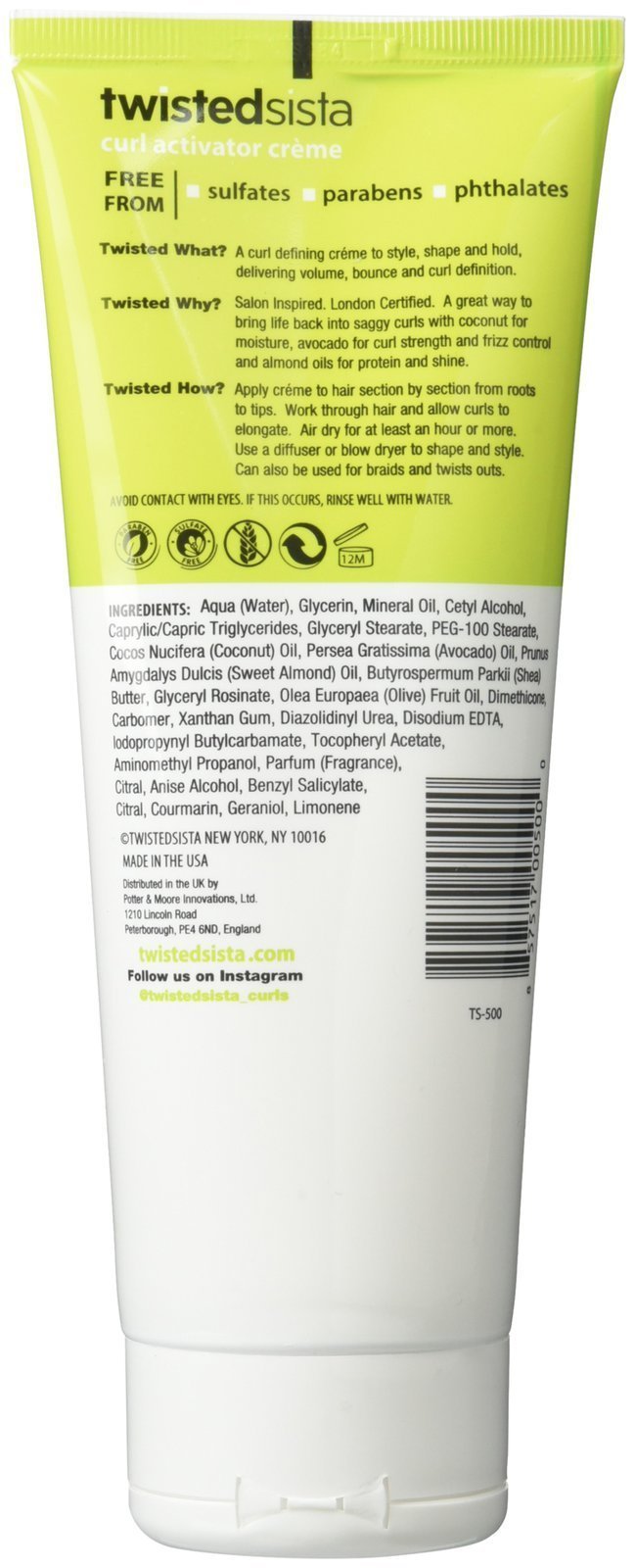 Atlas Ethnic cream texture on hand being applied to curls for hydration