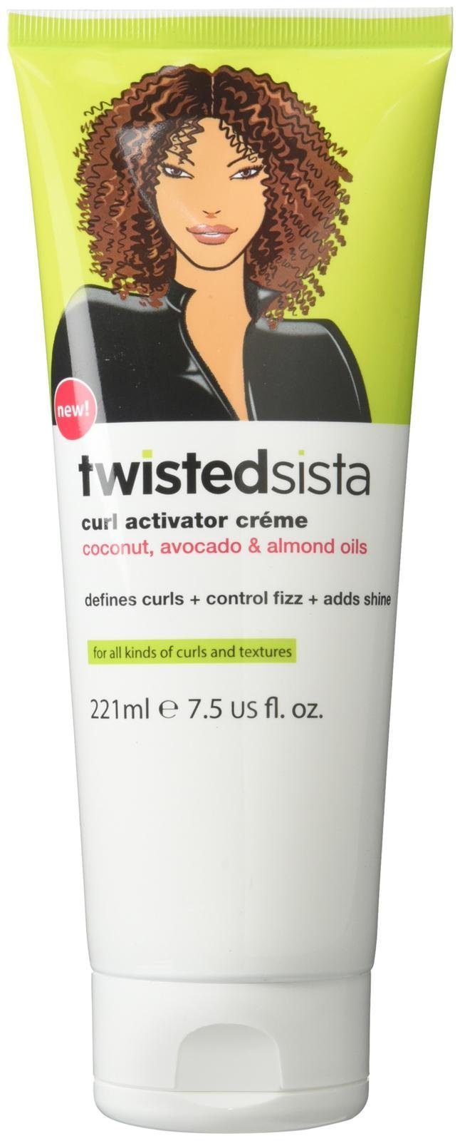 Atlas Ethnic front packaging showing label and benefits for curl definition