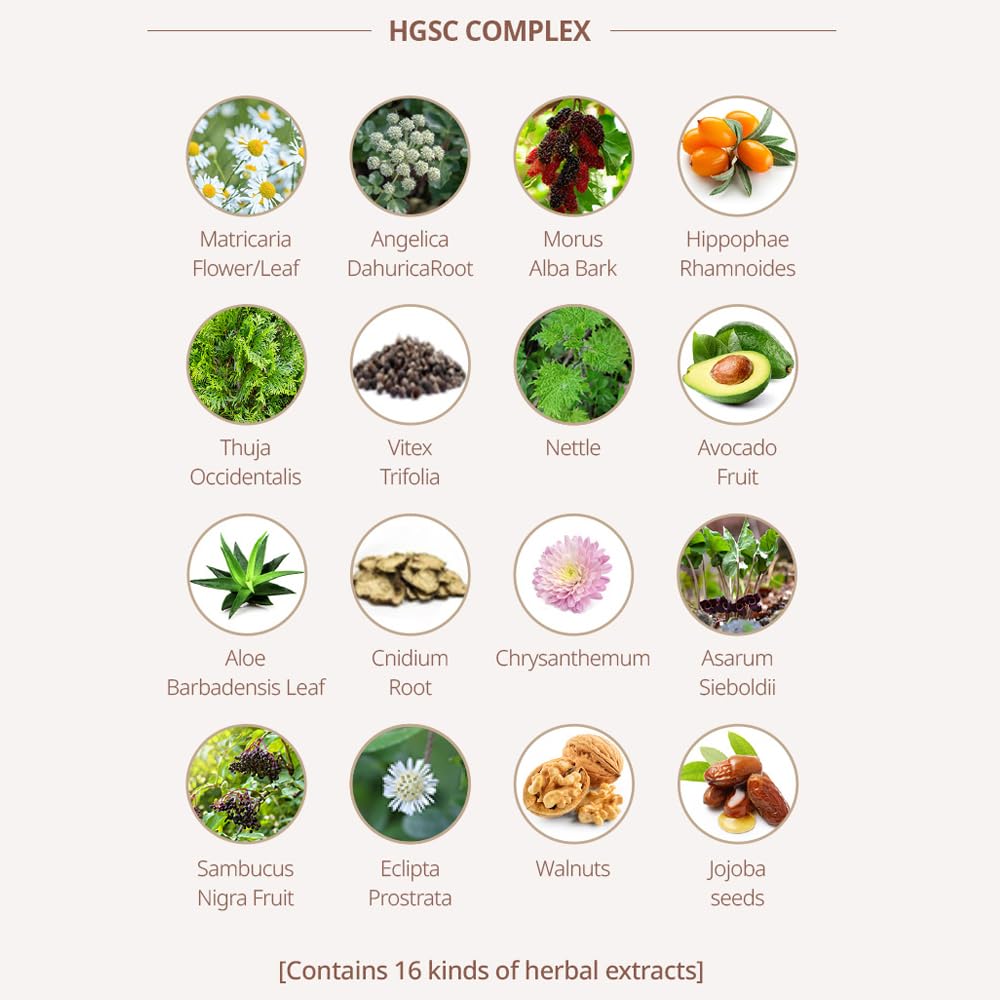 Atomy ingredient collection display of herbs representing botanical extracts benefit natural appeal