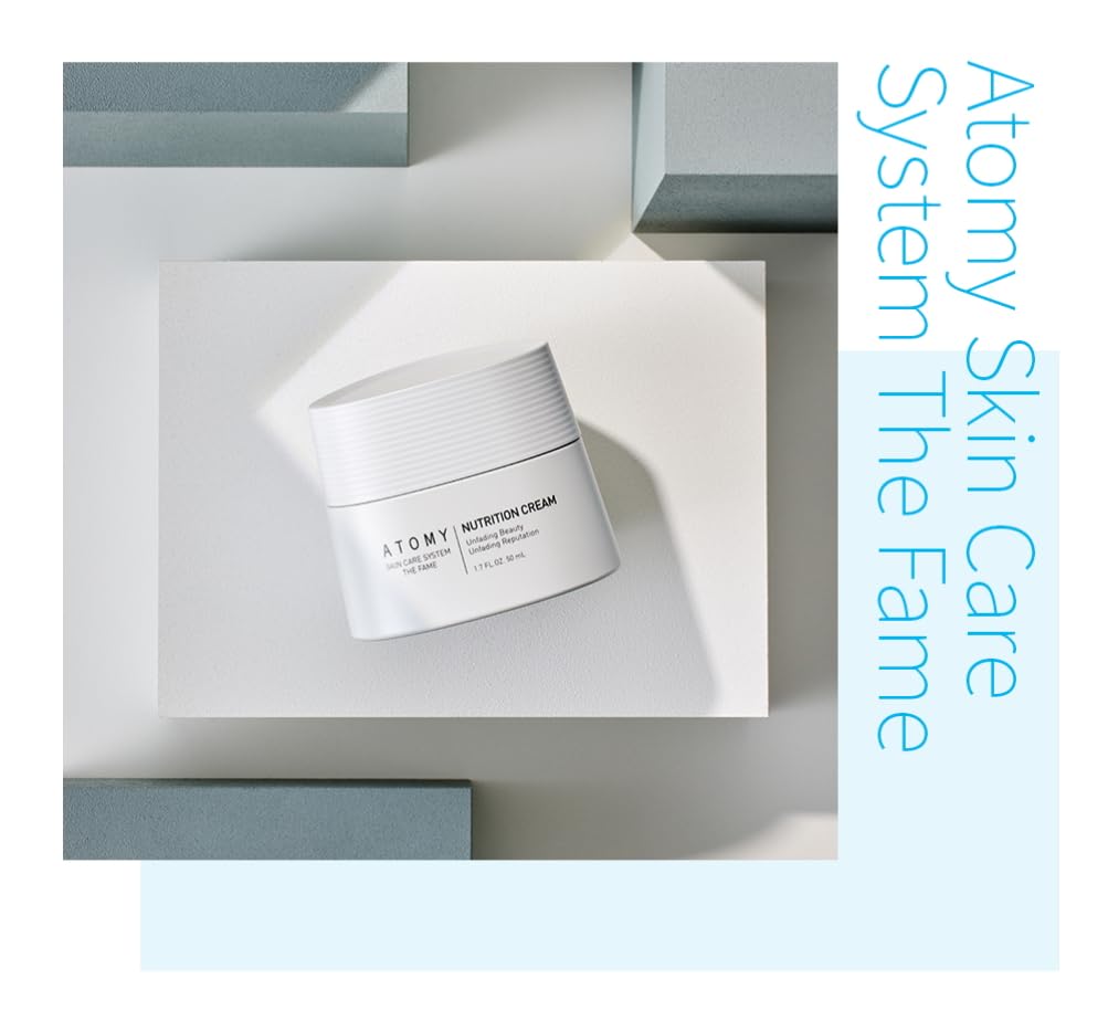 ATOMY cream placed on bathroom counter illustrating daily routine benefit