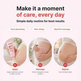 ATOPALM in nursery lifestyle shot, supports postpartum skin care routine