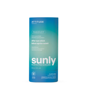 ATTITUDE after sun stick front packaging shows clean EWG verified design and benefit