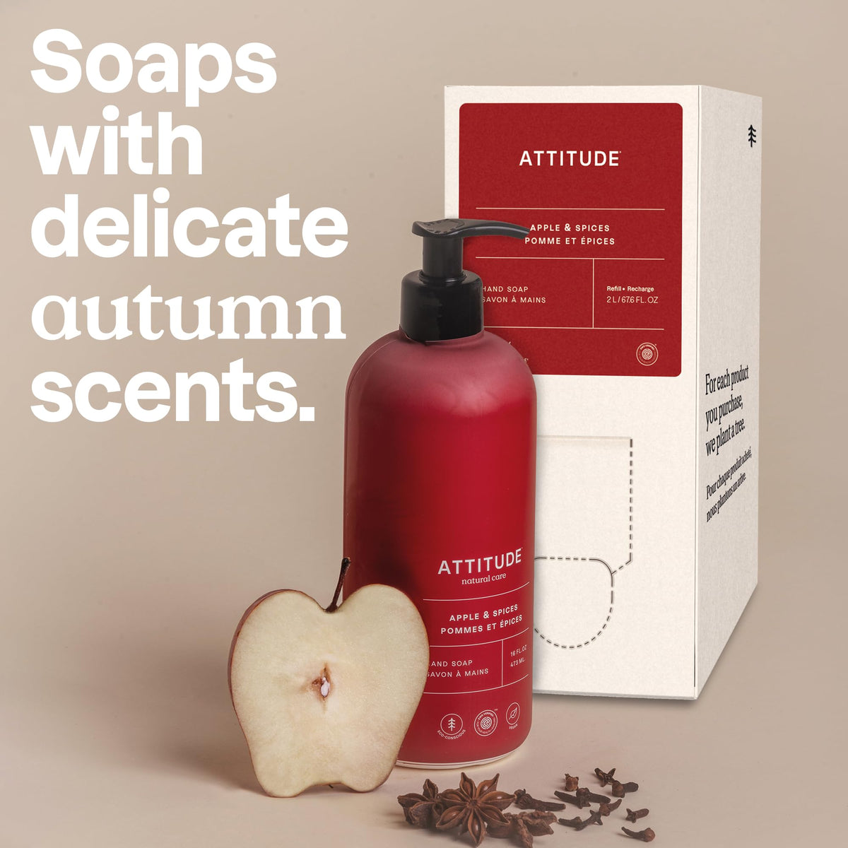 ATTITUDE texture close-up lather showing gentle foam and hydrating glycerin benefits