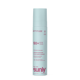 ATTITUDE front packaging showing SPF 50 and unscented benefit