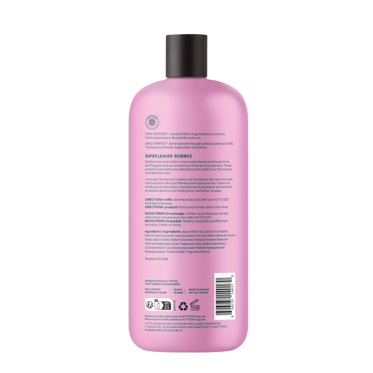 ATTITUDE bottle on bathroom counter conveying clean, eco-friendly routine