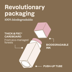ATTITUDE cardboard packaging detail highlighting FSC-certified material benefit