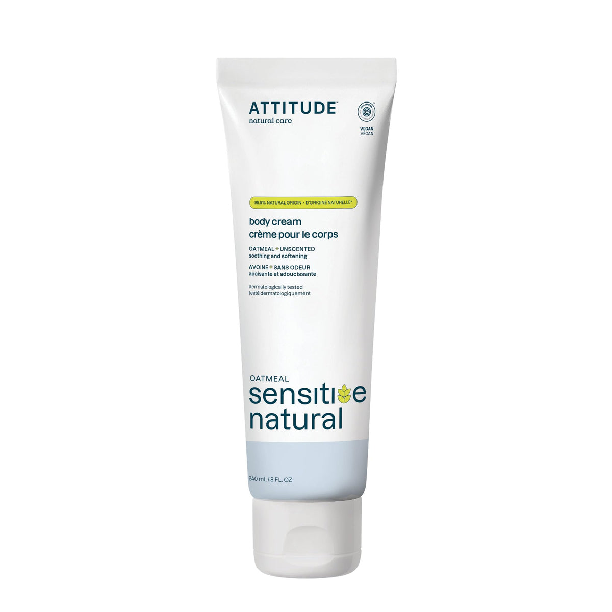 BIO SPECTRA ATTITUDE front bottle shot showing label and recyclable packaging benefit