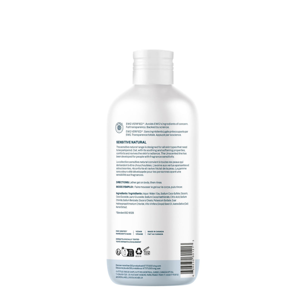 BIO SPECTRA ATTITUDE bottle in bathroom scene supporting a calm routine