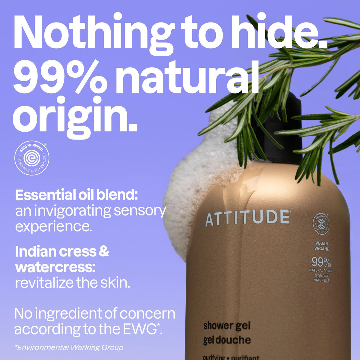 ATTITUDE close-up of lather texture showing rich foam for soft skin benefit