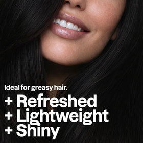 BIO SPECTRA ATTITUDE shampoo being poured to show lightweight texture and rinseability