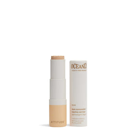 ATTITUDE concealer stick front packaging shows plastic-free biodegradable tube benefit