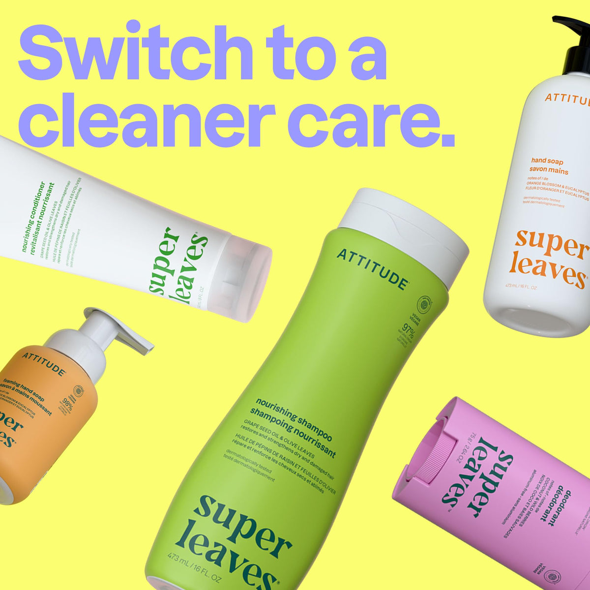BIO SPECTRA ATTITUDE in bathroom lifestyle scene showing daily routine benefit