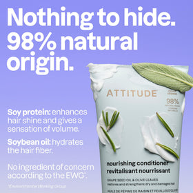 ATTITUDE conditioner in bathroom setting suggesting easy daily use