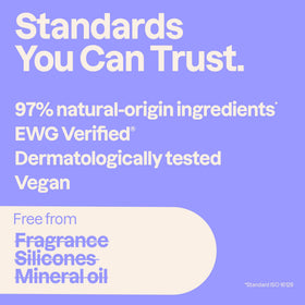 ATTITUDE cream being applied on hand demonstrating non-greasy hydration benefit
