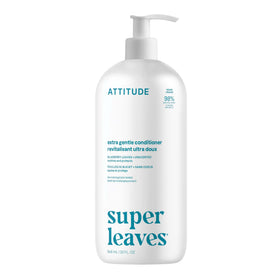 ATTITUDE extra gentle conditioner front label showing unscented clean formulation benefit