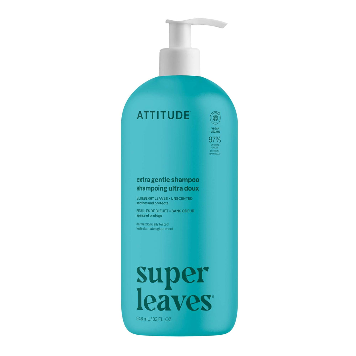 ATTITUDE front bottle view showing clean packaging and size benefit