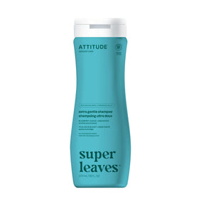 BIO SPECTRA ATTITUDE front bottle showing unscented gentle shampoo benefits