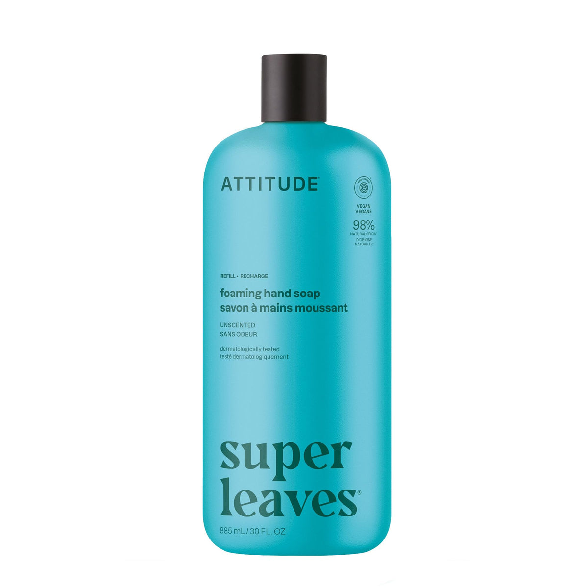 ATTITUDE refill front packaging showing bottle and volume benefit