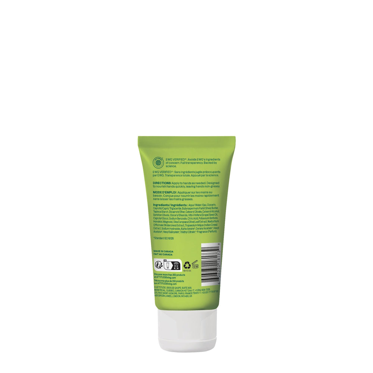 ATTITUDE aroma composition with pear nectarine amber illustrating fresh scent