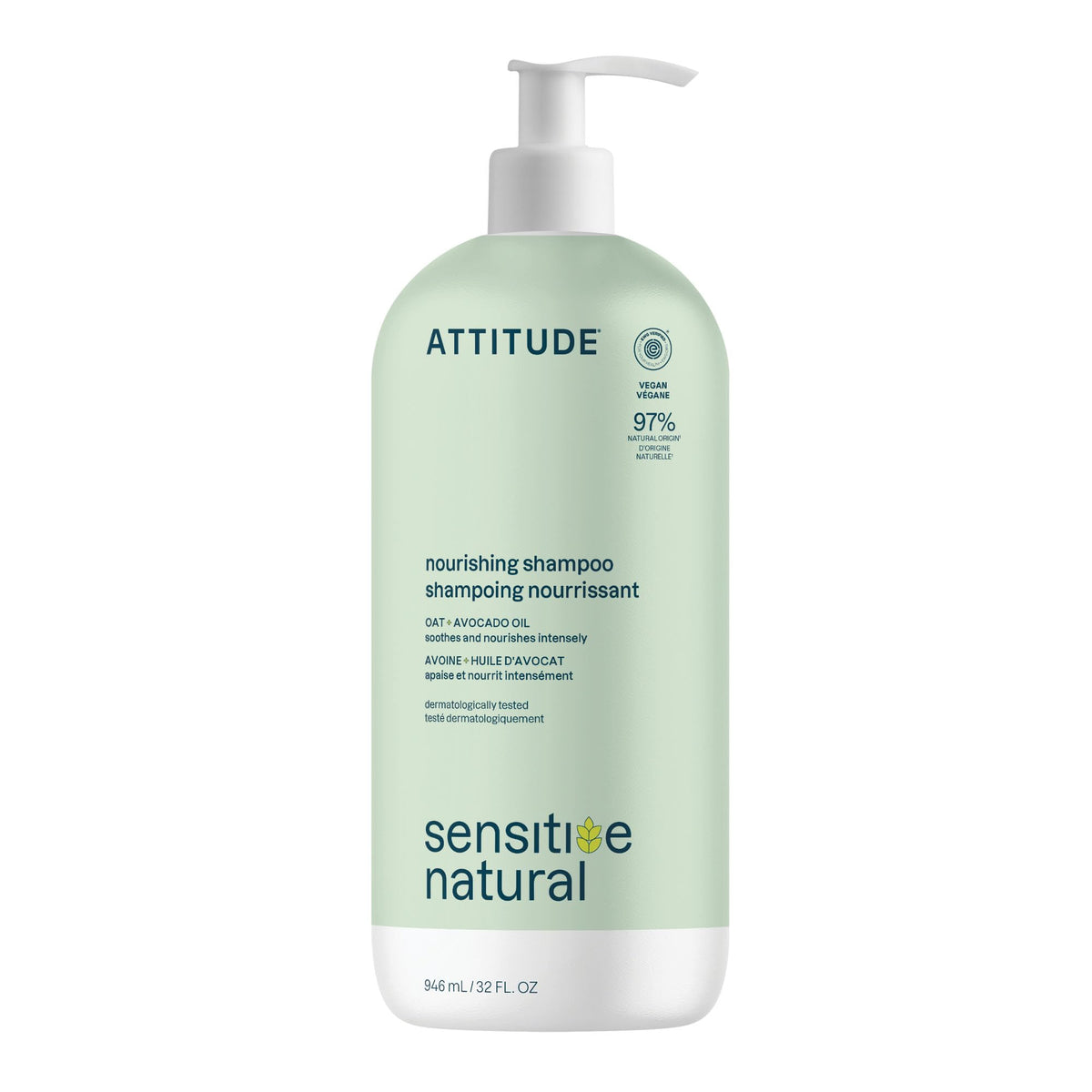 ATTITUDE front packaging 32oz bottle showing product benefits