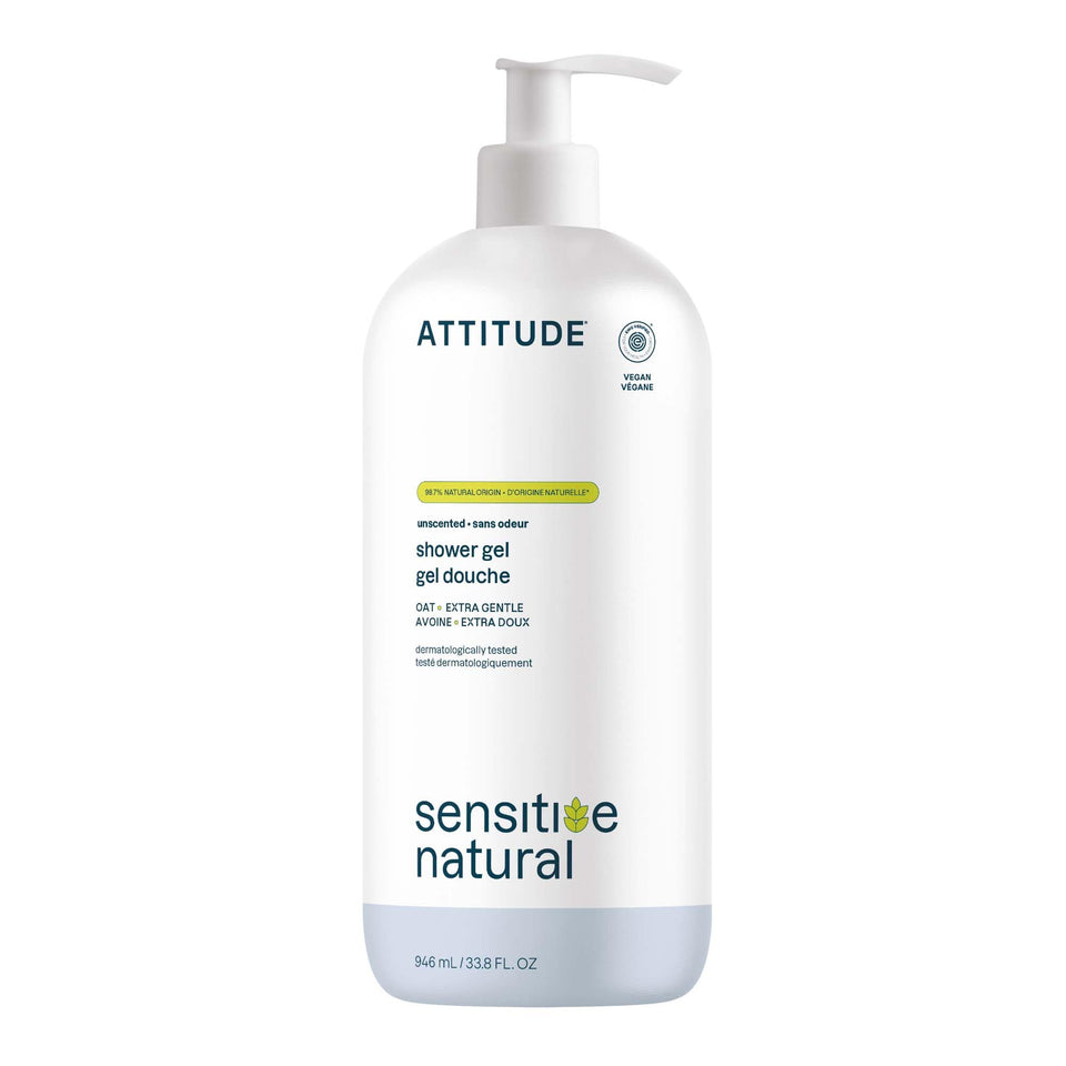 ATTITUDE front packaging 32 oz bottle showing clean label and recyclable icon