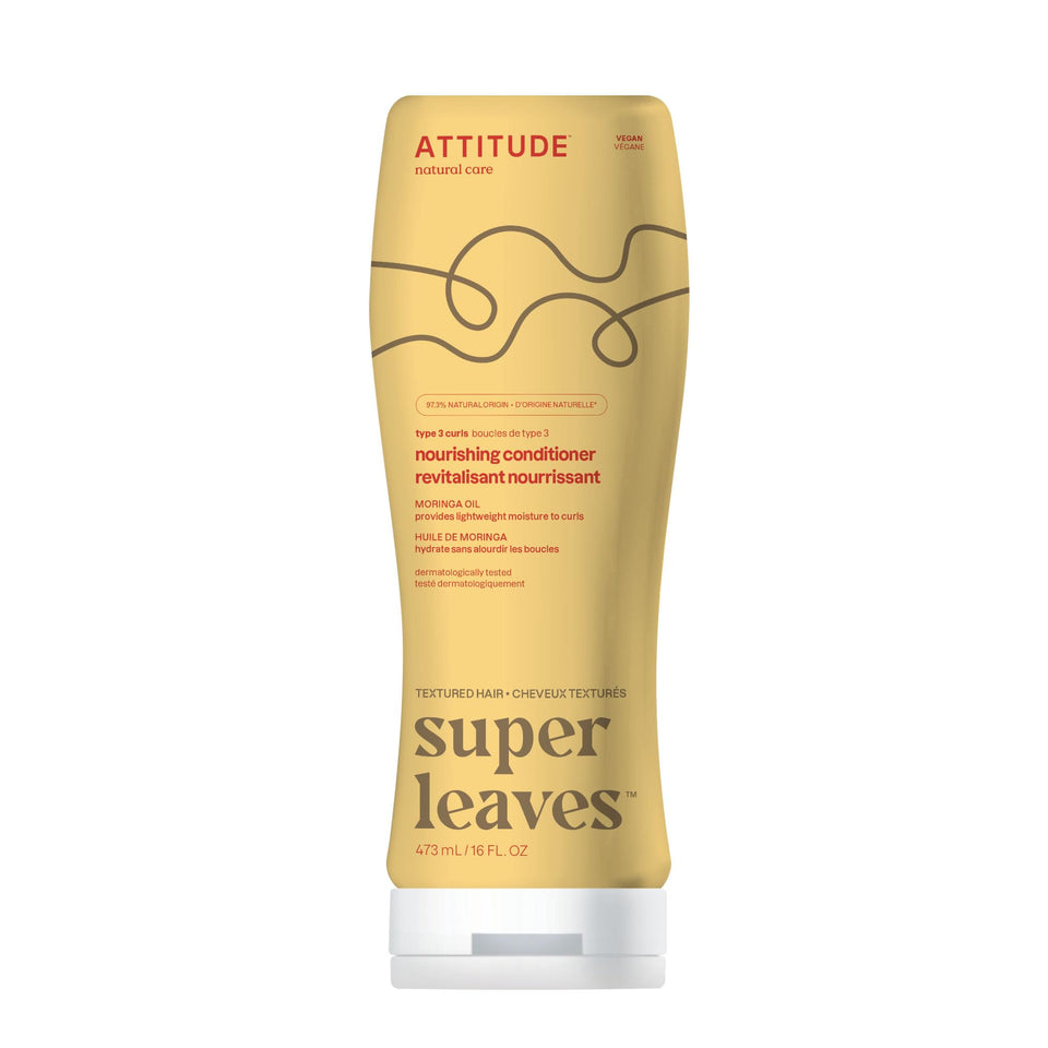 BIO SPECTRA ATTITUDE front bottle showing nourishing conditioner benefits