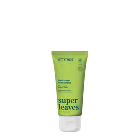 ATTITUDE front packaging showing pear amber hand cream benefits