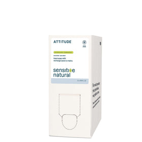 ATTITUDE front pouch showing unscented refill and volume benefit