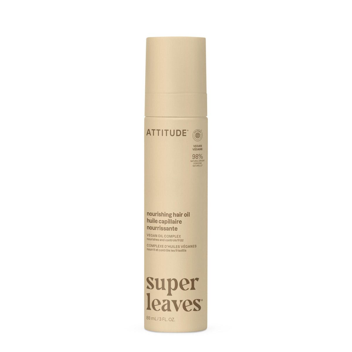 ATTITUDE front packaging showing bottle and label, clear benefit of trusted clean beauty