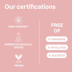 ATTITUDE ingredient label with EWG Verified badge proving clean formula