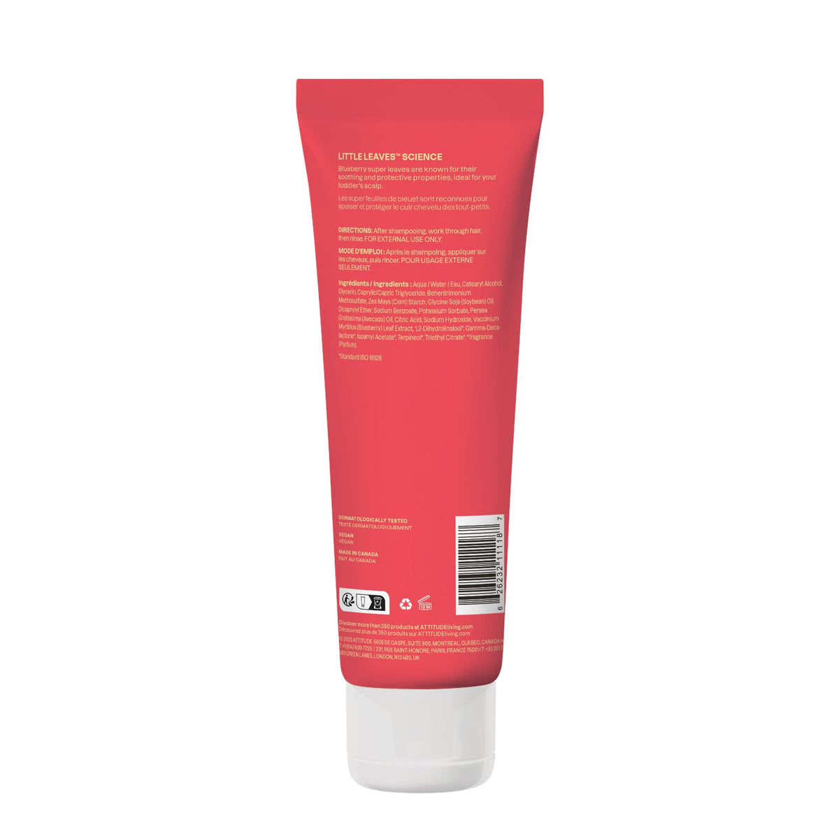 ATTITUDE recyclable packaging icon on bottle, eco-friendly material benefit