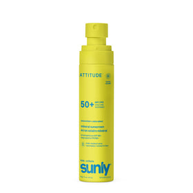 ATTITUDE lotion being dispensed showing easy squeeze and controlled amount