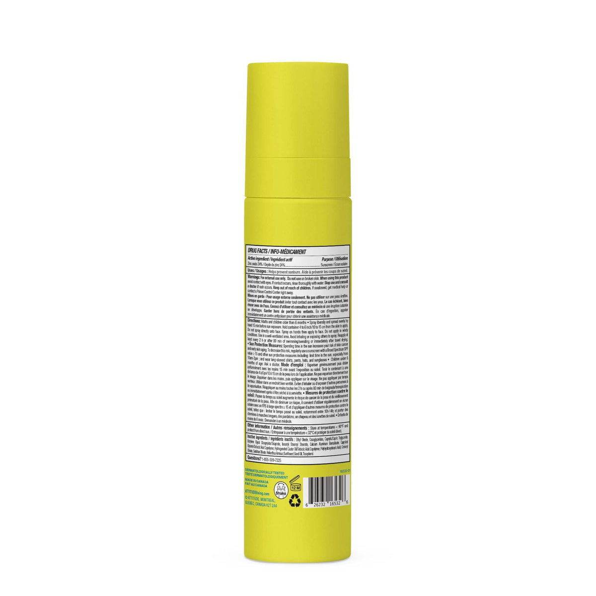 ATTITUDE sheer coverage on arm showing non-greasy finish and natural look