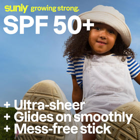 ATTITUDE kids sunscreen stick cap removed showing twist-up dispenser for mess-free use