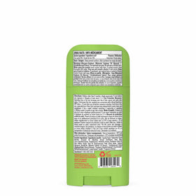 ATTITUDE kids sunscreen stick with watermelon and coconut props conveying fun summer scent