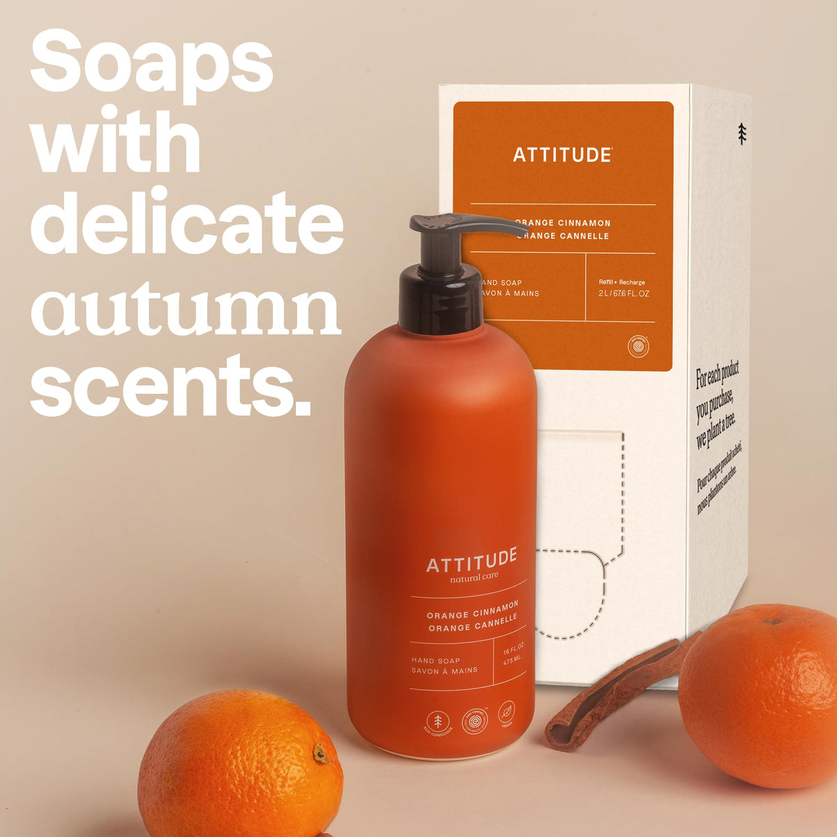 ATTITUDE creamy lather texture on hands showing gentle hydration benefit