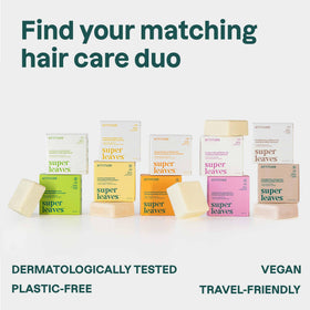 ATTITUDE shampoo bar on bathroom shelf suggesting sustainable plastic-free routine