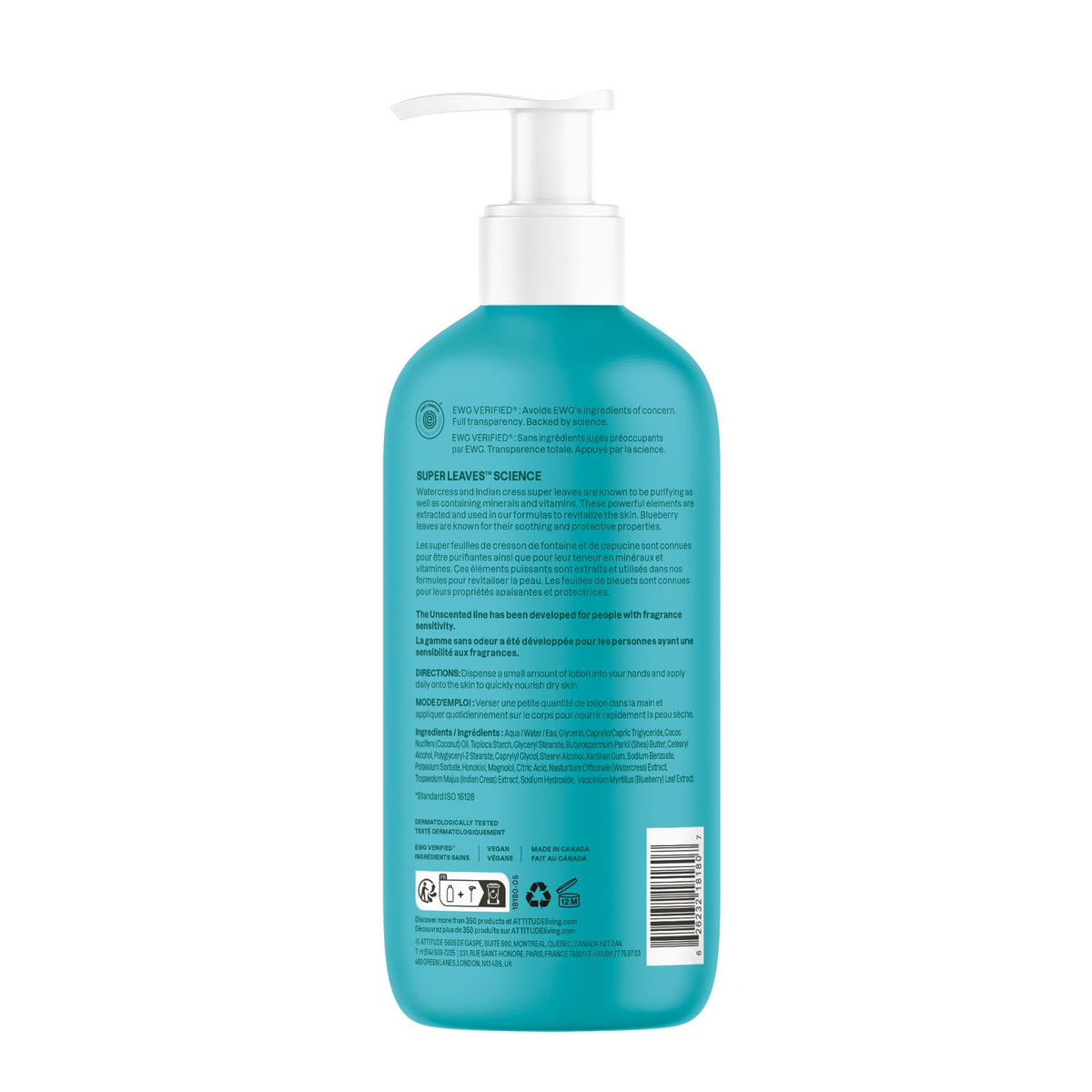 BIO SPECTRA ATTITUDE lifestyle bathroom shelf staged to convey everyday gentle skincare use