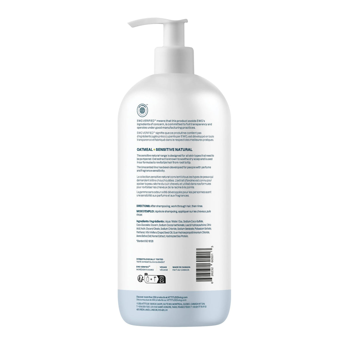 BIO SPECTRA ATTITUDE on shower shelf in minimal bathroom suggesting clean routine
