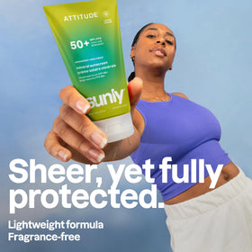 ATTITUDE applied on arm demonstrating smooth coverage and minimal cast