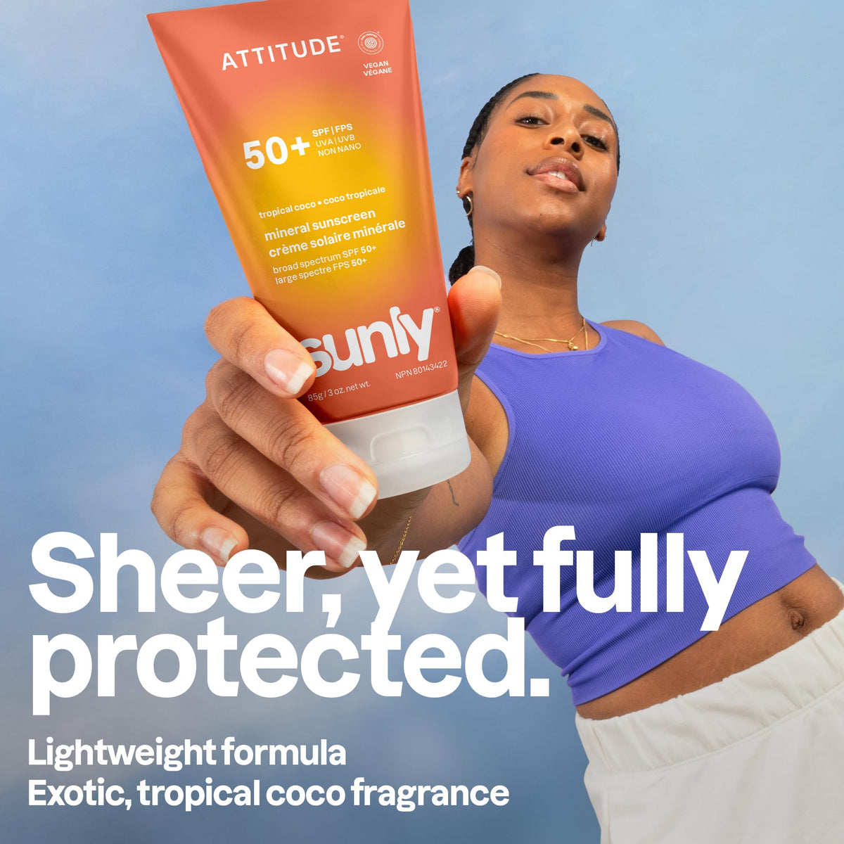 ATTITUDE open tube with cream visible showing easy-to-apply benefit