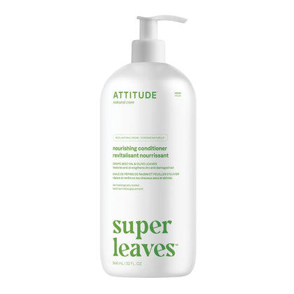 BIO SPECTRA ATTITUDE front bottle view showing 32 oz nourishing conditioner and label benefit