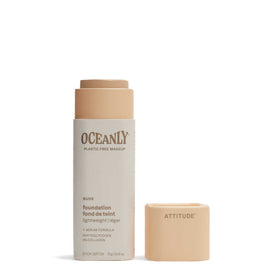 ATTITUDE Oceanly front packaging showing nude shade and plastic-free tube benefit