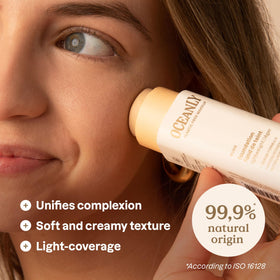 ATTITUDE Oceanly creamy texture close-up demonstrating blendable, hydrating finish