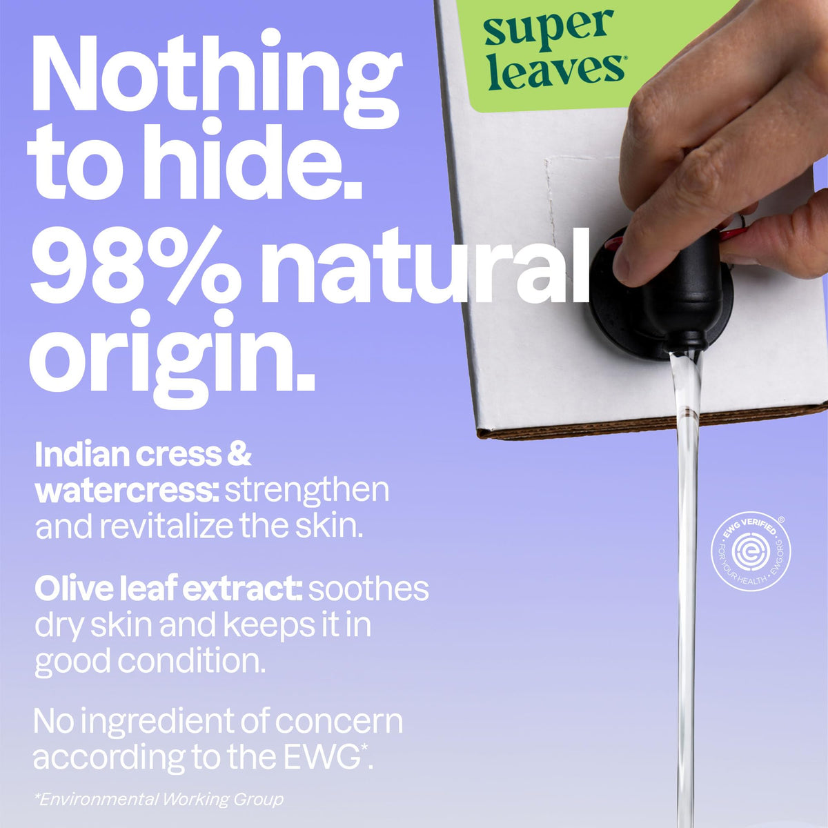 ATTITUDE pouring gel into pump bottle for easy bathroom refill and convenience