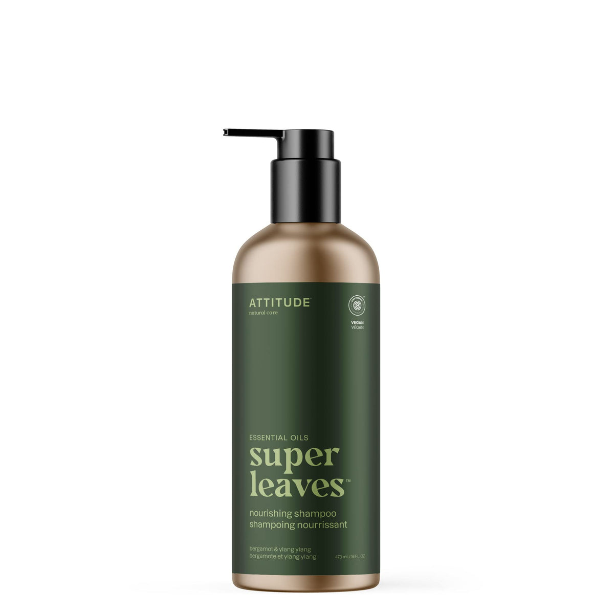 ATTITUDE front bottle view showing product and clean ingredient benefits