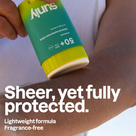 ATTITUDE rubbing stick on shoulder for quick non-greasy body coverage